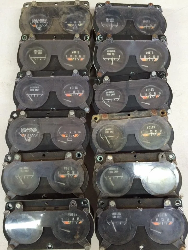 used OEM 1974-1981 Fuel Voltage Gauges — Second Gen Graveyard